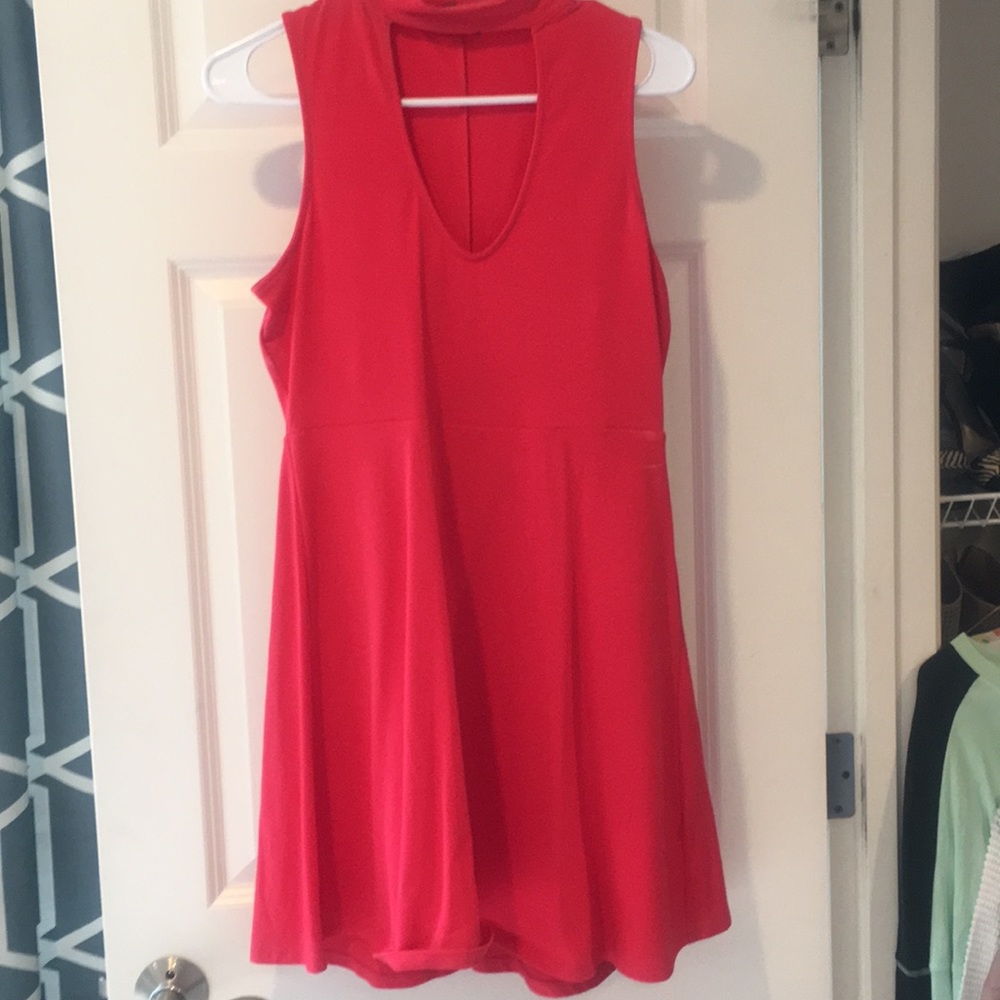 Express woman fit n flare dress